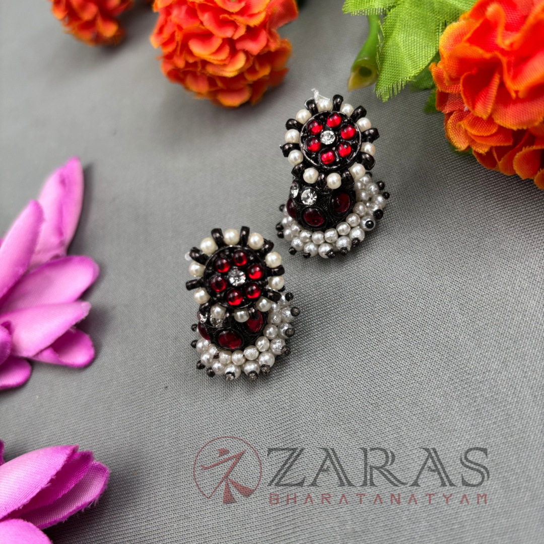 Bharatanatyam Dance Jewellery Black - Kammal with Kammal 2 L Kemp image 0