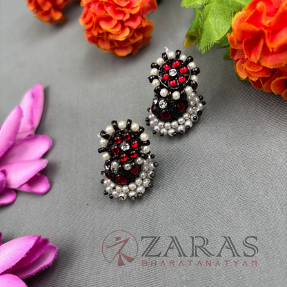 Bharatanatyam Dance Jewellery Black - Kammal with Kammal 2 L Kemp image 0