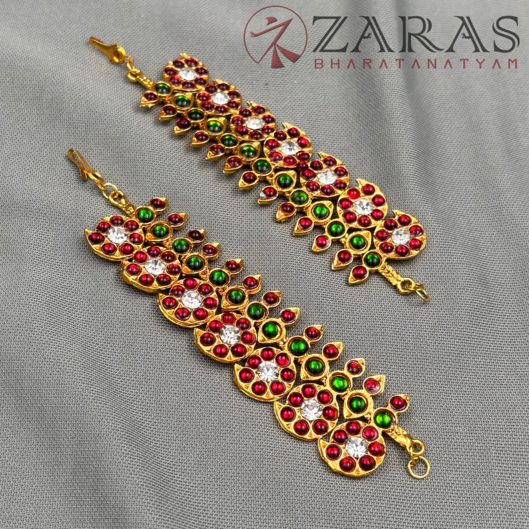 Bharatanatyam Dance Jewellery - Manga Maatal CS RG Kemp Sar image 3