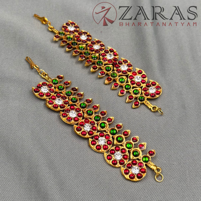 Bharatanatyam Dance Jewellery - Manga Maatal CS RG Kemp Sar image 3