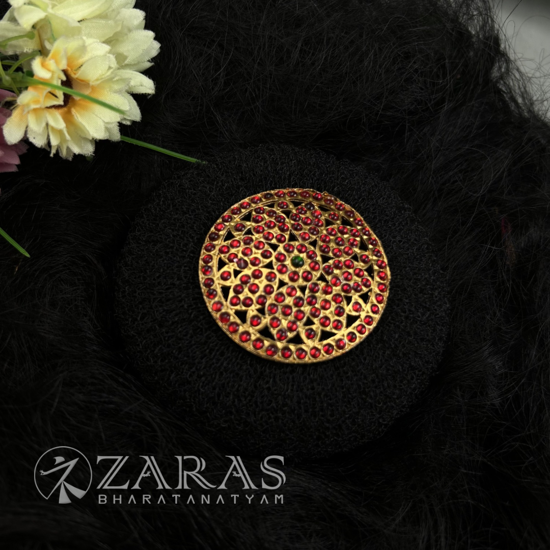 Bharatanatyam Dance Jewellery - Rakodi Flower CS RG Kemp SS image 1