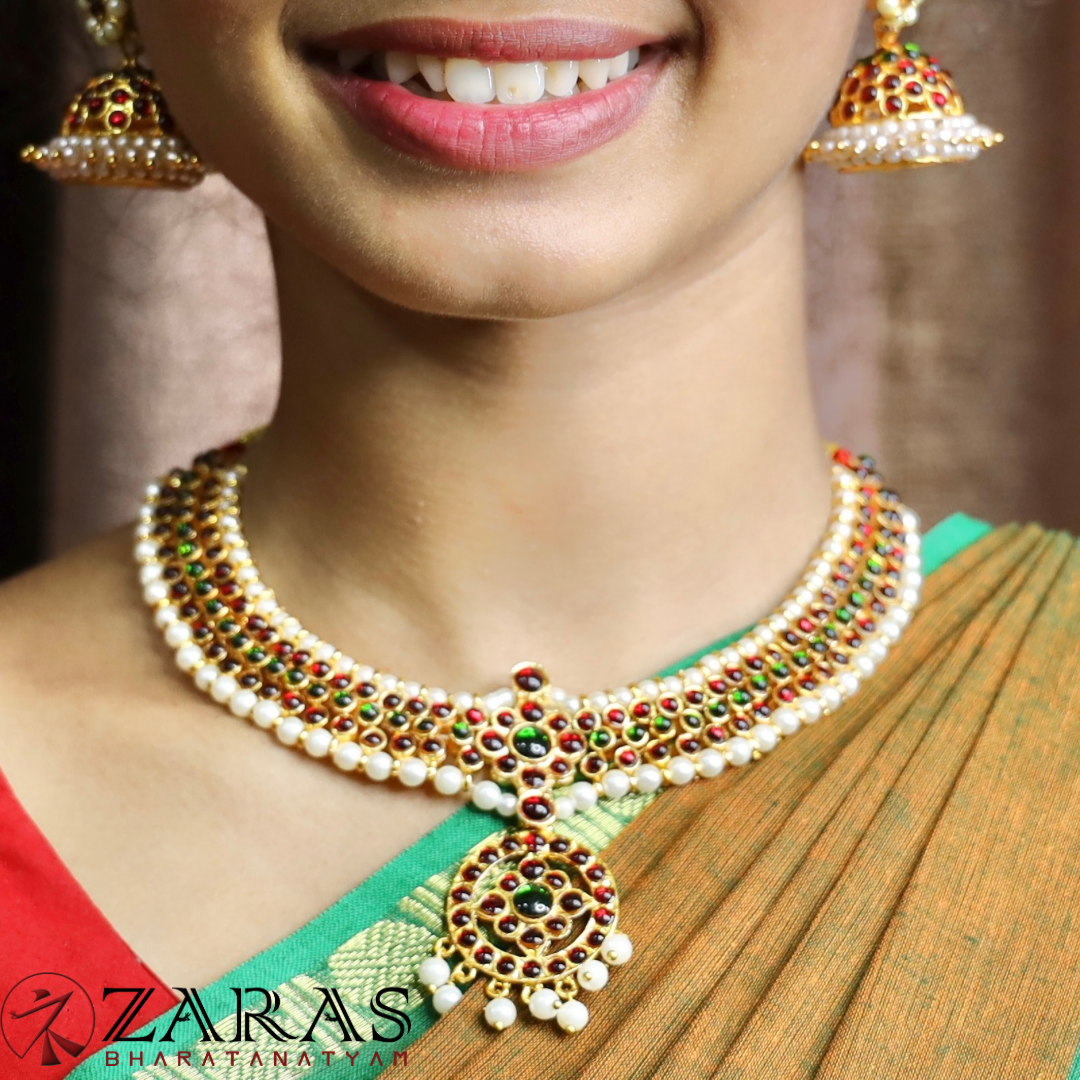 Bharatanatyam Dance Jewellery - Necklace SOW R Design RG Kemp image 0