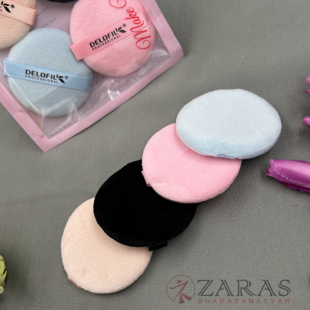 Bharatanatyam Dance Makeup Products - Soft Sponge (Set of 4 Pcs) Delofil Professional image 0