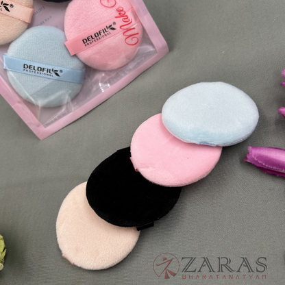 Bharatanatyam Dance Makeup Products - Soft Sponge (Set of 4 Pcs) Delofil Professional image 0
