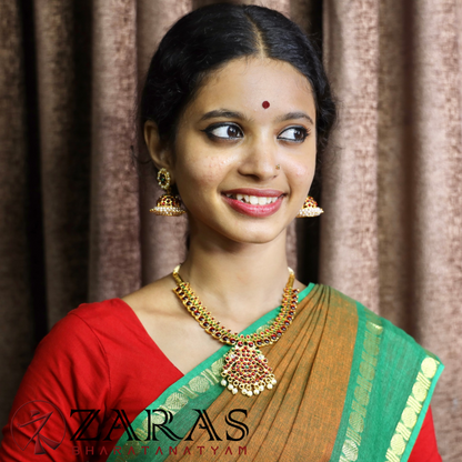 Bharatanatyam Dance Jewellery - Necklace RG Kemp Manga Design SA image 1