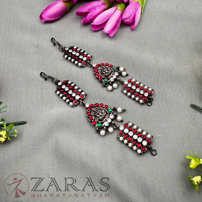 Bharatanatyam Dance Jewellery Black - Maatal Sow & Lakshmi RG Kemp CS Pearls image 0