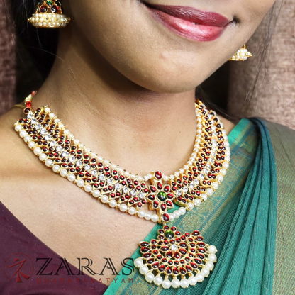 Bharatanatyam Dance Jewellery - Necklace Mee Design Kemp CS Le image 0