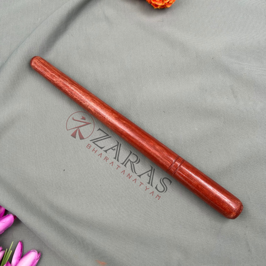 Bharatanatyam Dance Class Instruments - Thattu Manai Stick Alone (Wooden Stick) POLISHED image 0