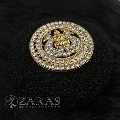Bharatanatyam Dance Jewellery - Rakodi Lakshmi White Stone image 1