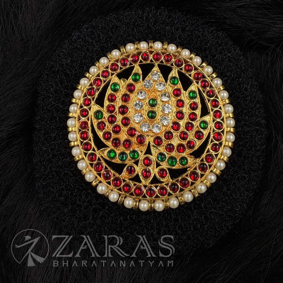 Bharatanatyam Dance Jewellery - Rakodi Lotus RG Kemp image 0