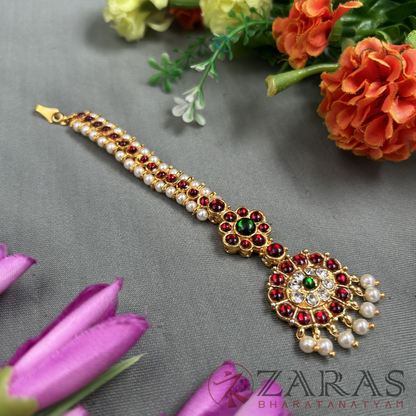 Bharatanatyam Dance Jewellery - Round RG Kemp Netti Chutti image 1