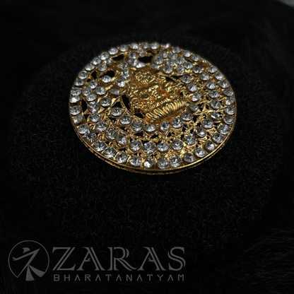 Bharatanatyam Dance Jewellery - Rakodi Lakshmi White Stone image 1