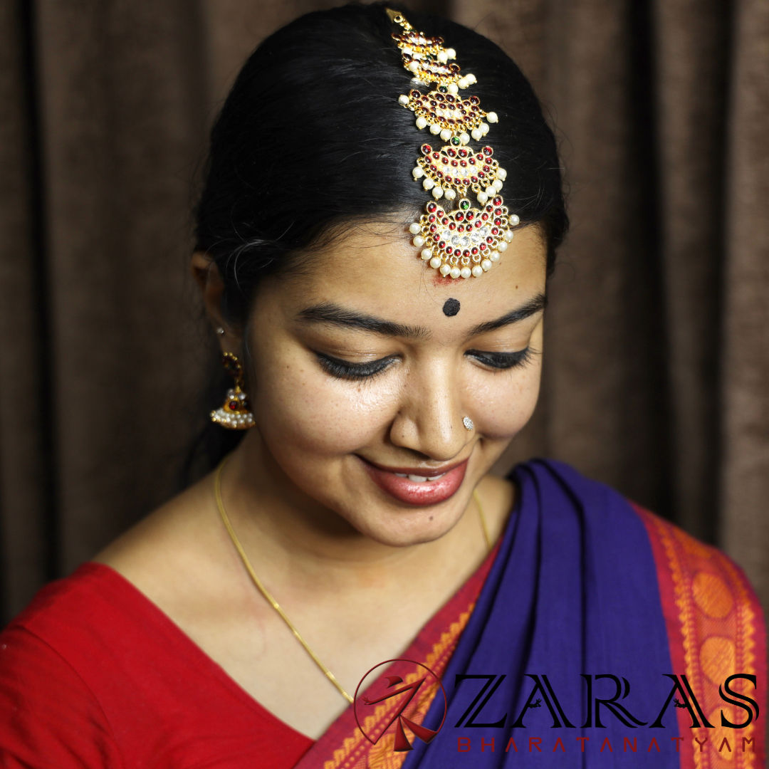 Bharatanatyam Dance Jewellery - 5L Moon Leaf CS Kemp Netti Chutti image 1