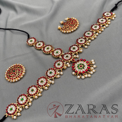 Bharatanatyam Dance Jewellery - Headset F Round Design CS Kemp image 3