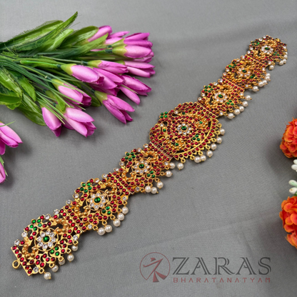 Bharatanatyam Dance Jewellery - Padak Hip Belt RG Kemp CS (Ottiyanam) image 1