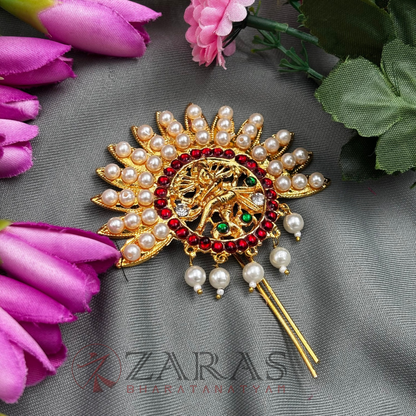 Bharatanatyam Dance Jewellery - Small Kuchi Nadaraj Head Arch Kemp image 1