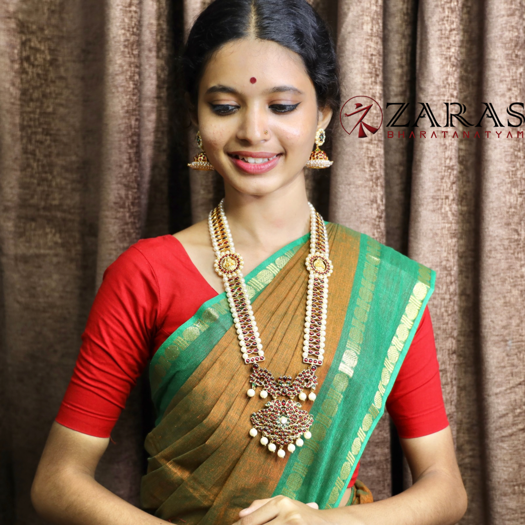 Bharatanatyam Dance Jewellery - Haaram Lakshmi Design RG Kemp SB image 1
