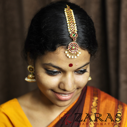Bharatanatyam Dance Jewellery - Round & V RG Kemp Netti Chutti image 1