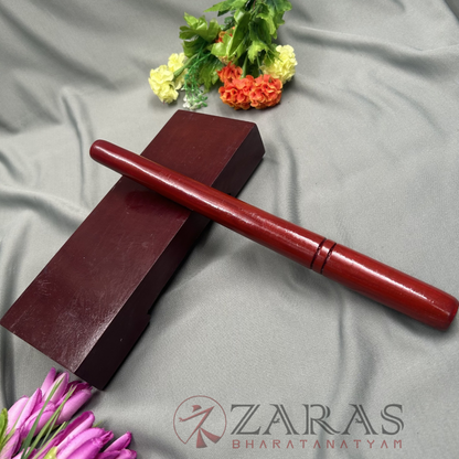 Bharatanatyam Dance Instruments - Thattu Manai Set / Thattu Kali POLISHED D Maroon image 1