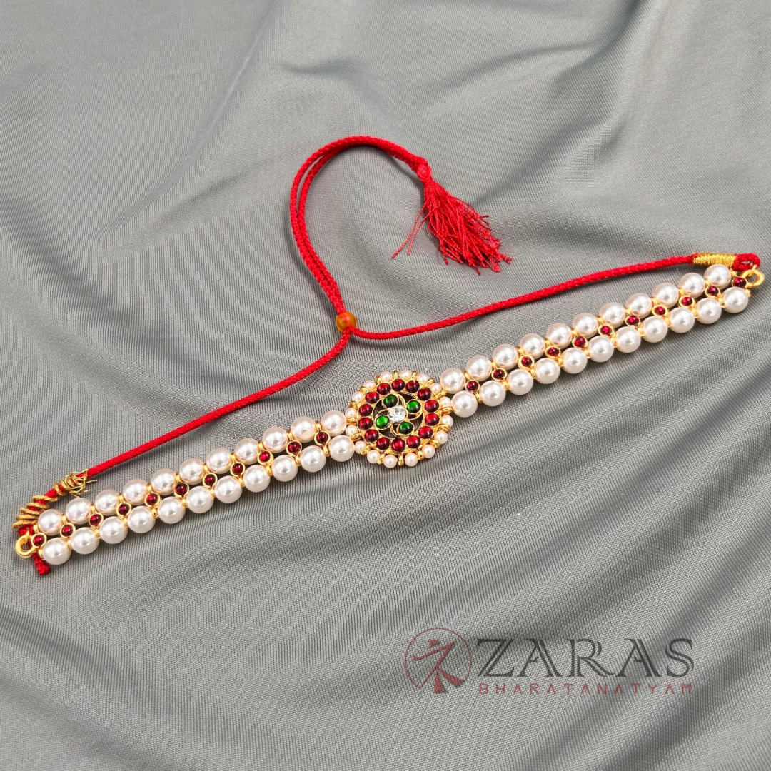 Bharatanatyam Dance Jewellery - 2L Beads Round Choker / Necklace RG Kemp image 1