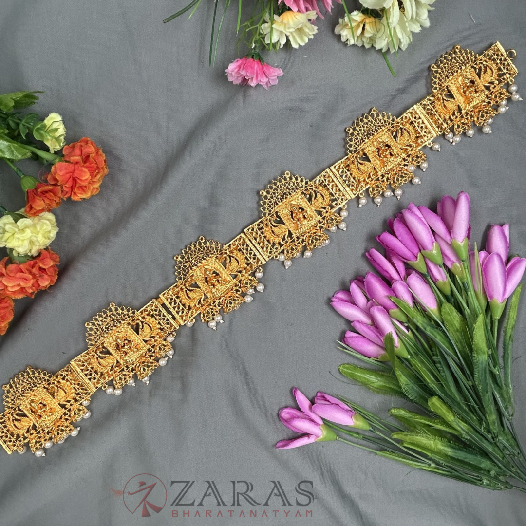 Bharatanatyam Dance Jewellery - Lakshmi Hip Belt RG Kemp CS (Ottiyanam) image 0