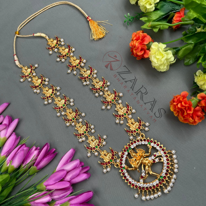 Bharatanatyam Dance Jewellery - Nadaraj & Sivan RG Kemp Maalai / Haaram image 0