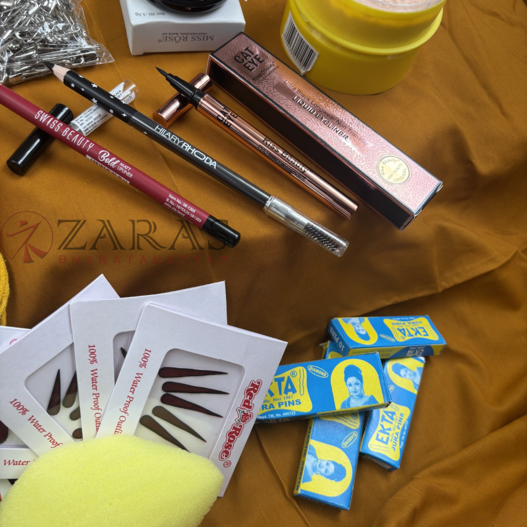 Bharatanatyam Dance Products - Makeup Kit (Set of 22 Pcs) image 8