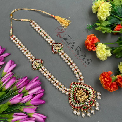 Bharatanatyam Dance Jewellery - 2L Balls T Lakshmi RG Kemp Maalai / Haaram image 0