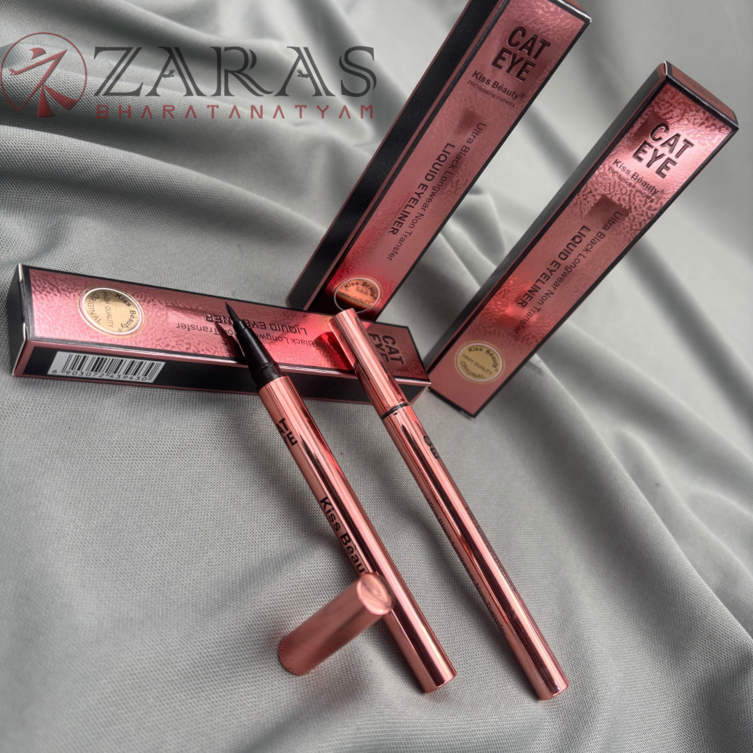 Bharatanatyam Dance Makeup Products - Eyeliner Sketch (Black) image 2