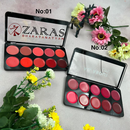 Bharatanatyam Dance Makeup Products - Matte Lip Palatte (Swiss Beauty) Set of 12 Colors