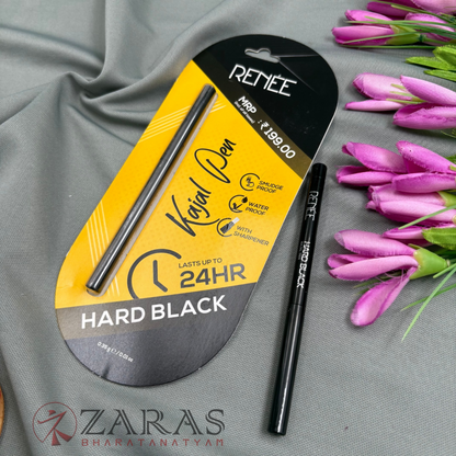 Bharatanatyam Makeup Products - Kajal Pen Hard Black (Renee)