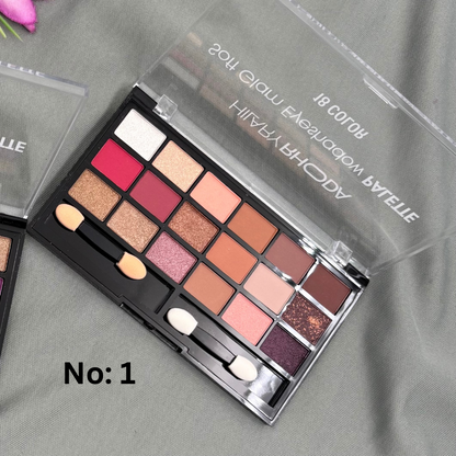 Bharatanatyam Dance Makeup Products - Soft Glam Eyeshadow Palette (Hilary Rhoda)