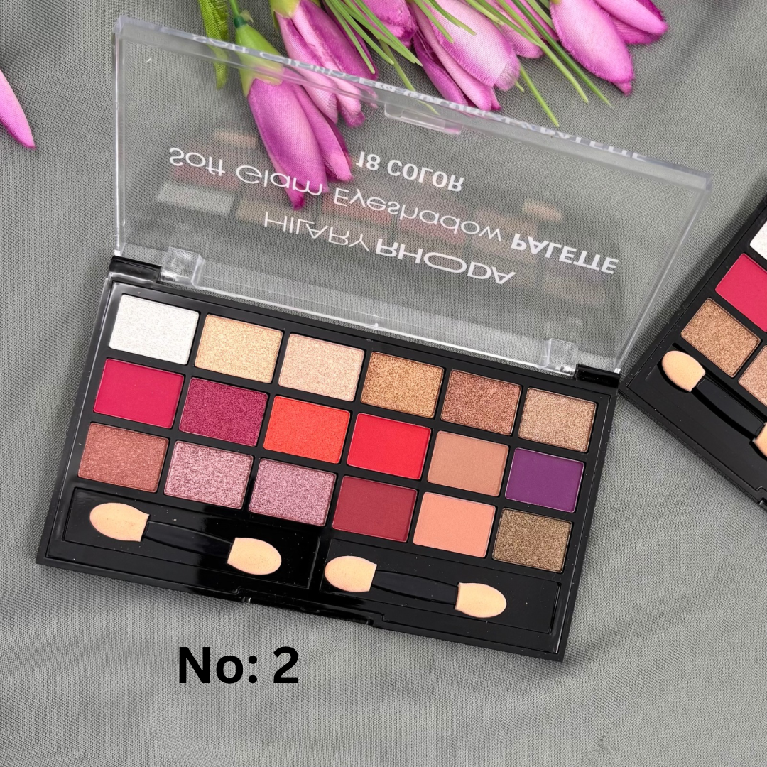 Bharatanatyam Dance Makeup Products - Soft Glam Eyeshadow Palette (Hilary Rhoda)