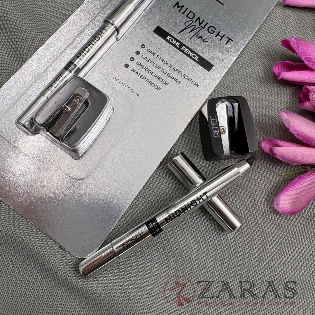 Bharatanatyam Makeup Products - Kajal Midnight Mini (Renee)