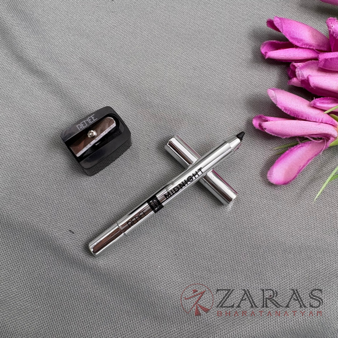 Bharatanatyam Makeup Products - Kajal Midnight Mini (Renee)