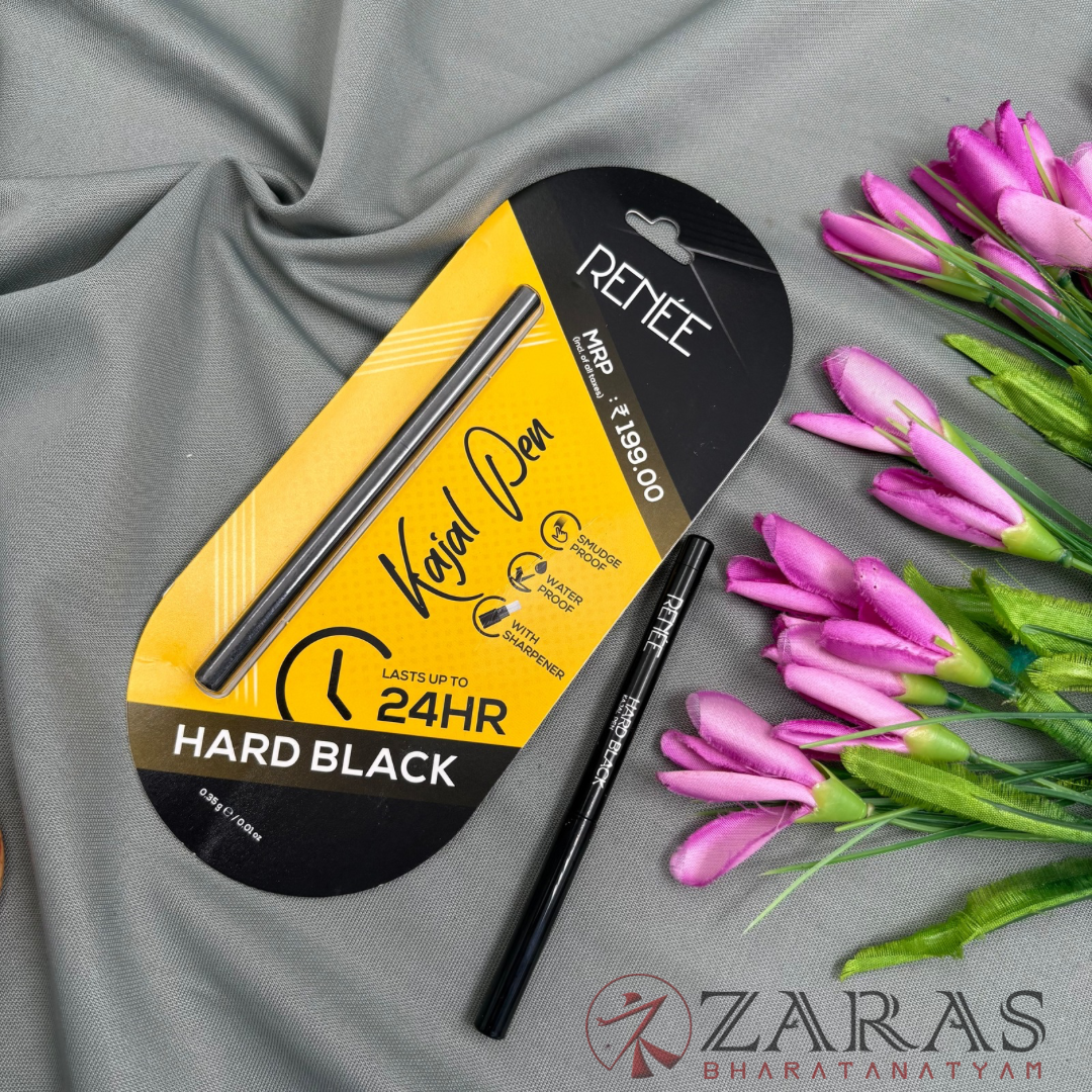 Bharatanatyam Makeup Products - Kajal Pen Hard Black (Renee)