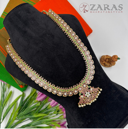 Bharatanatyam Dance Premium Jewellery - Manga PG Kemp CS Haaram / Long Chain Beads (2 mm)