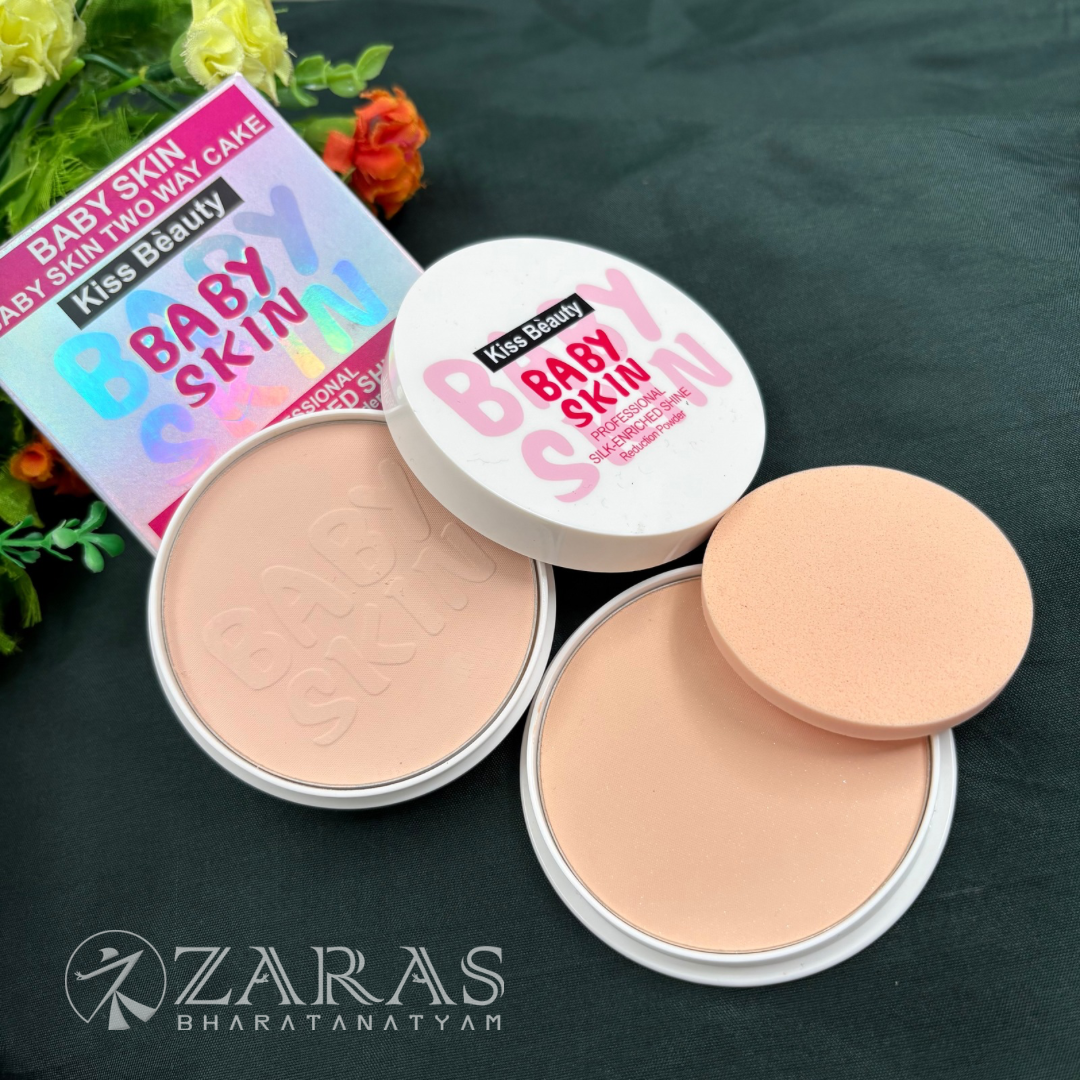 Bharatanatyam Dance Makeup Products - Compact Powder (Kiss Beauty)