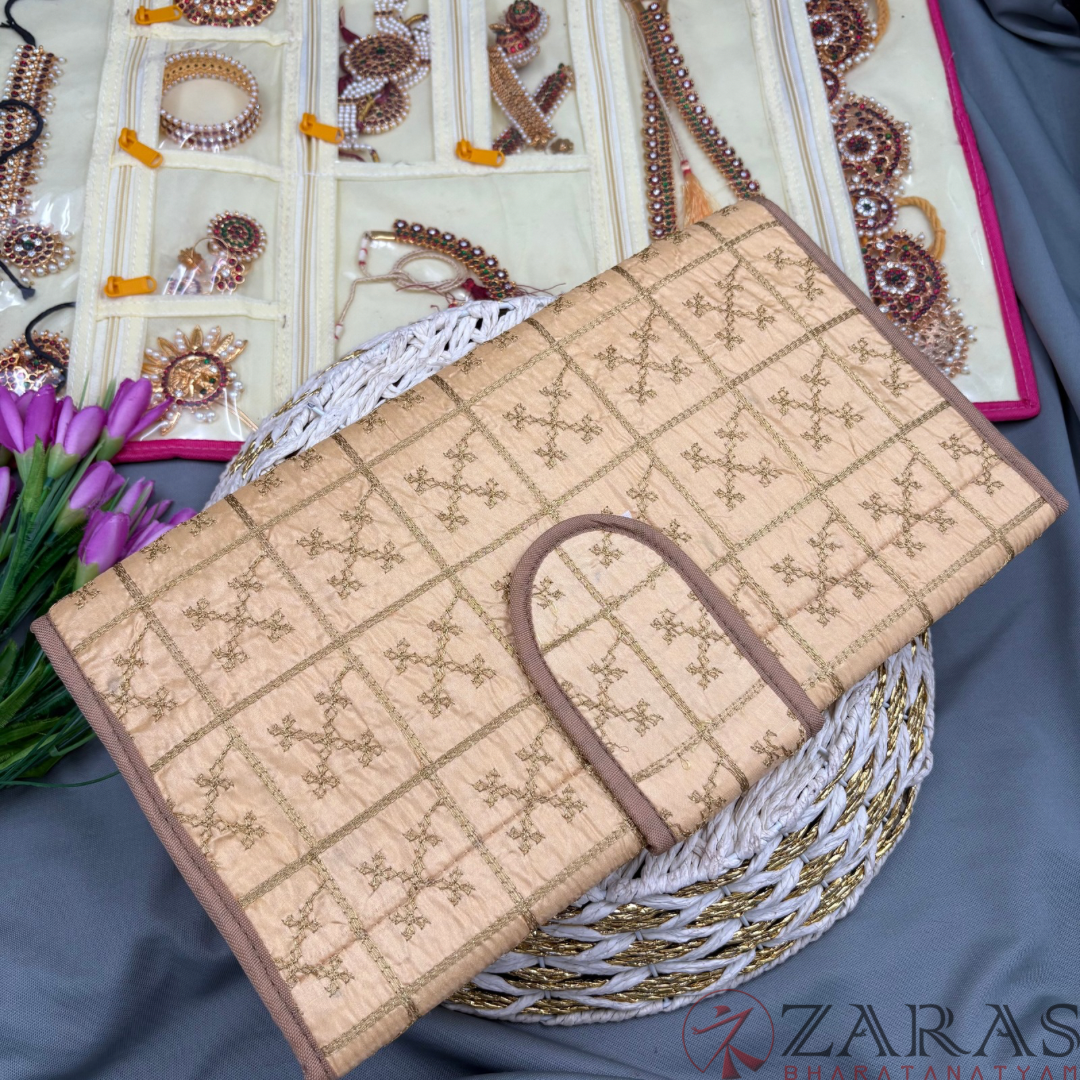 Bharatanatyam Dance Jewellery Bag / Organiser Foldable