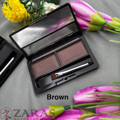 Bharatanatyam Makeup Products - Eyebrow Palette (Black & Brown) FC