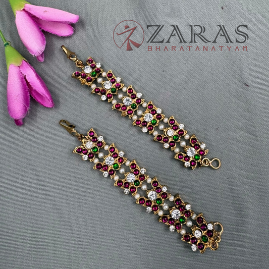 Bharatanatyam Dance Alankara Jewellery - Maatal Lotus PG Kemp CS
