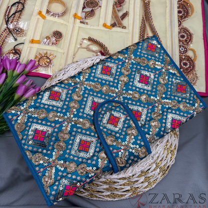 Bharatanatyam Dance Jewellery Bag / Organiser Foldable