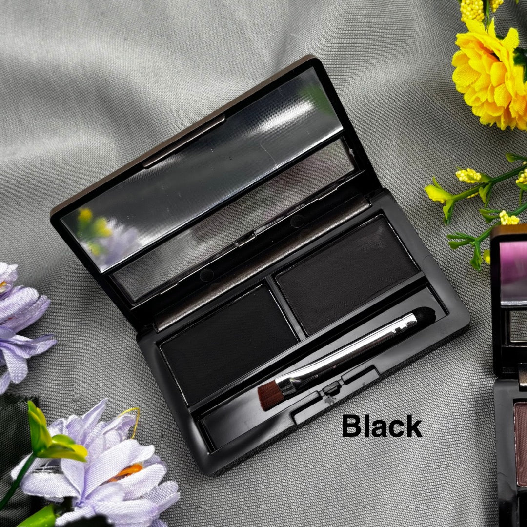 Bharatanatyam Makeup Products - Eyebrow Palette (Black & Brown) FC
