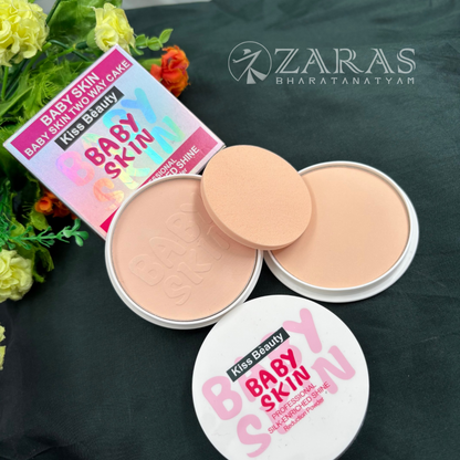 Bharatanatyam Dance Makeup Products - Compact Powder (Kiss Beauty)