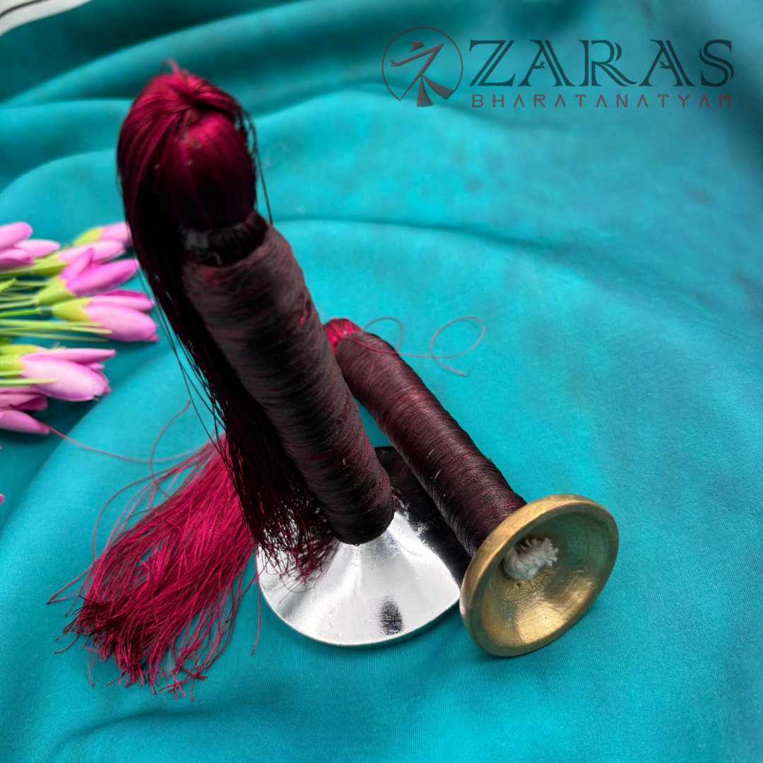 Bharatanatyam Dance Instruments - Nattuvangam /  Thaalam Colour Threading (SPL)