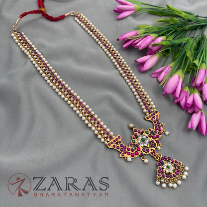 Bharatanatyam Dance Jewellery Alankara Haaram - Manga PG Kemp CS Long Haaram