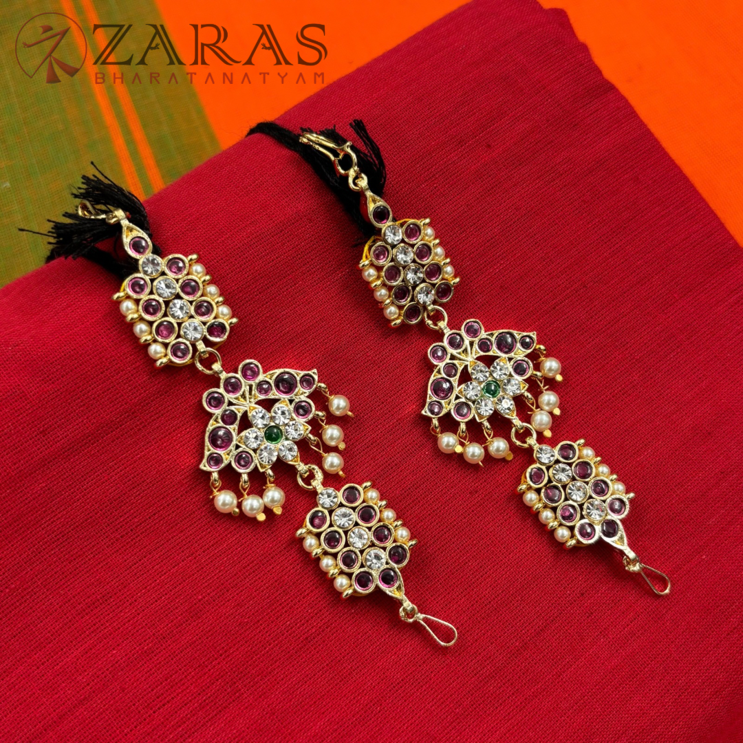 Bharatanatyam Dance Premium Jewellery - Sow & Leaf PG Kemp Maatal