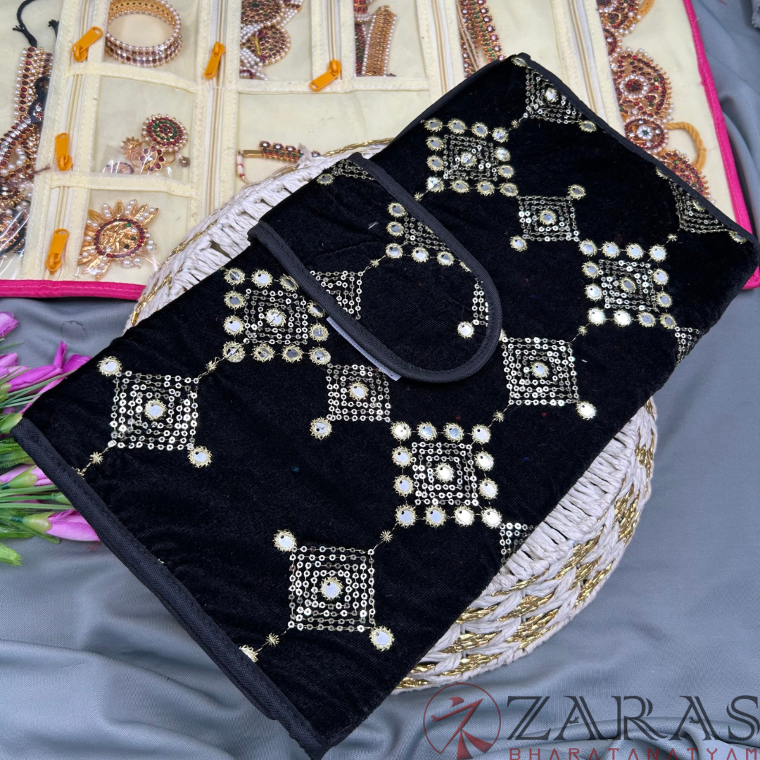 Bharatanatyam Dance Jewellery Bag / Organiser Foldable