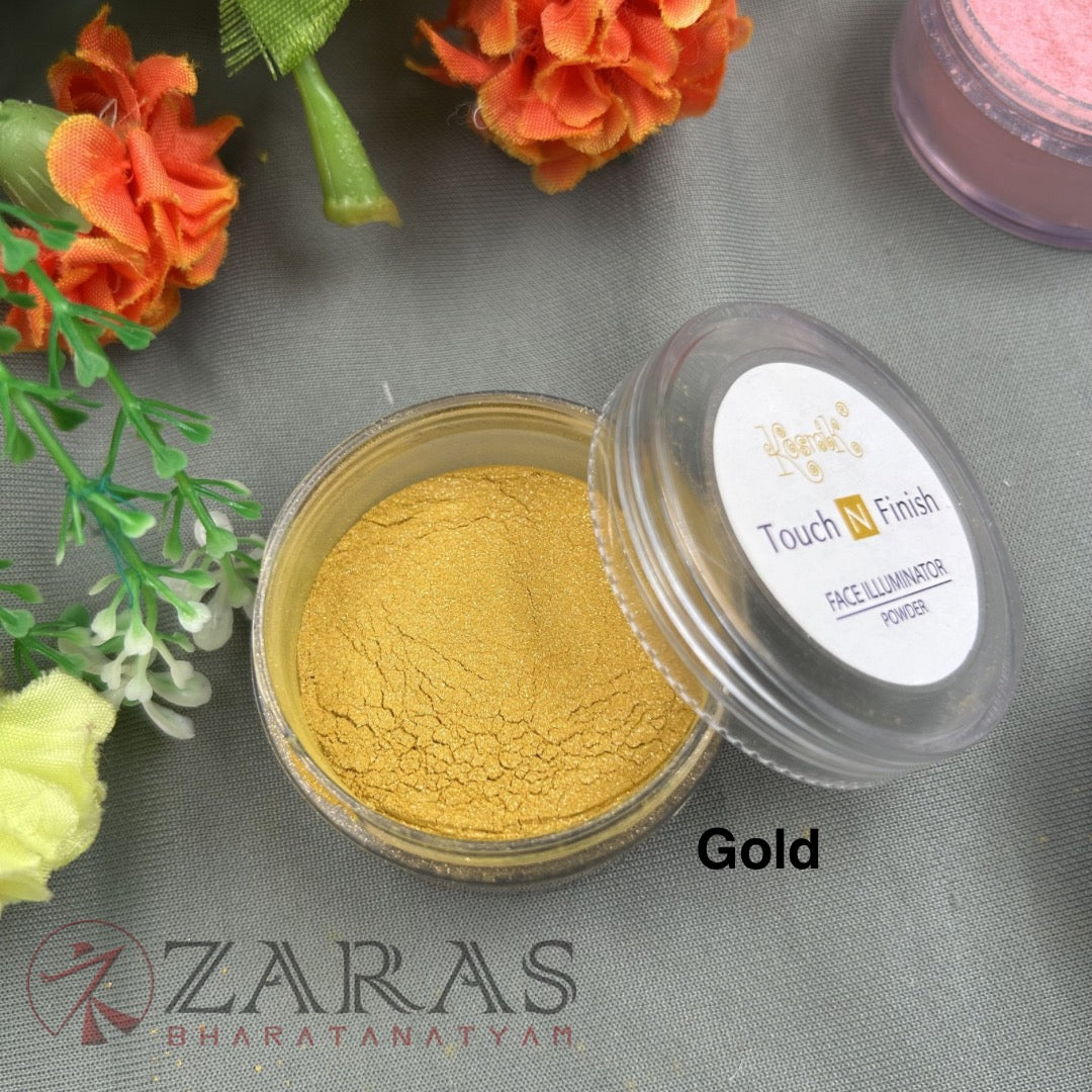 Bharatanatyam Makeup Products - Touch Finish Face Illuminator powder (Kosmik)