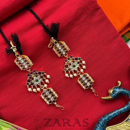 Bharatanatyam Dance Premium Jewellery - Sow & Leaf PG Kemp Maatal